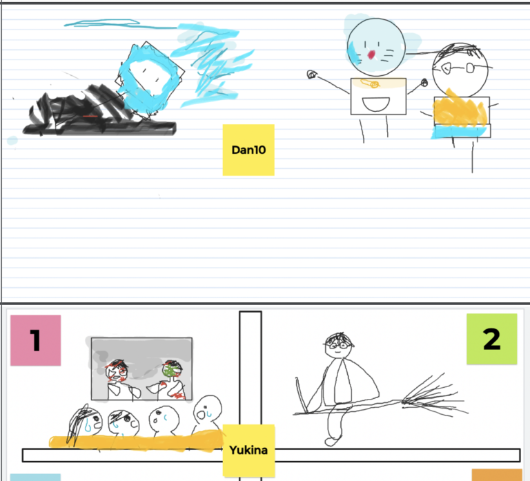 Today’s session report / 今日のセッション (drawing quiz activity)